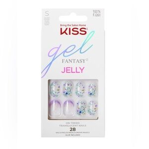 NEW KISS Gel Fantasy Jelly Color 28 Translucent Short
Glue Included
New in Box